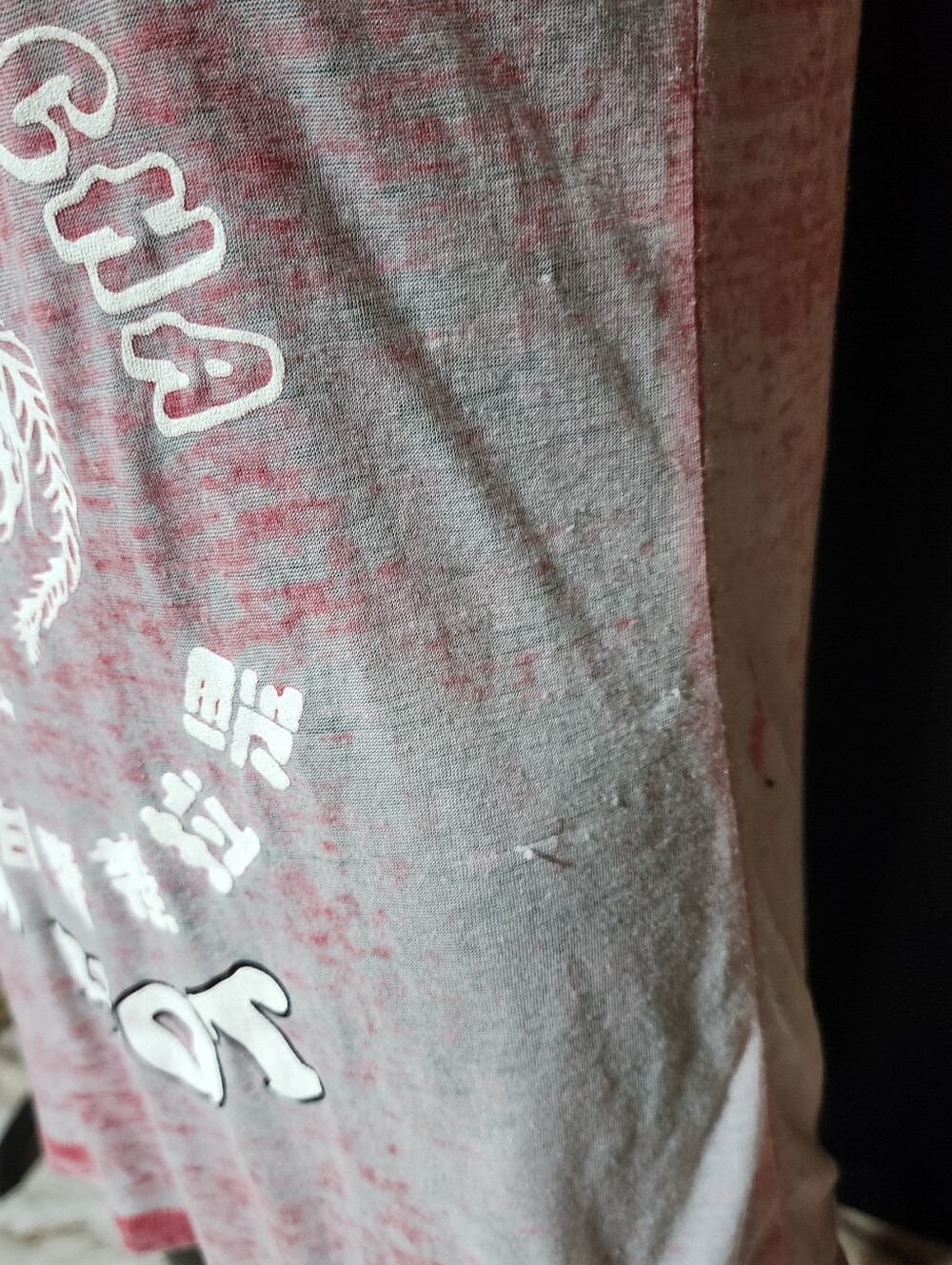 Sriracha Hot Chili Sauce Rooster Graphic Tee Pink Burnout Y2K Grunge XL - Picture 8 of 11
